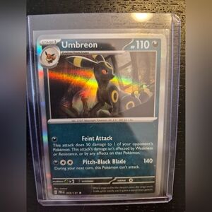 Pokemon Umbreon Holographic Card
